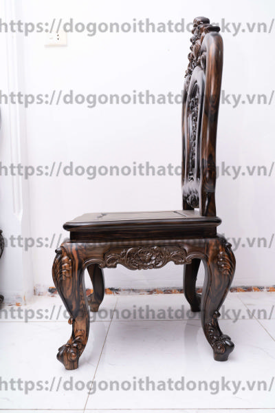 Bộ Sưu Tập Những Bộ Bàn Ghế Ăn Gỗ Mun Hoa Đẹp Nhất 2021